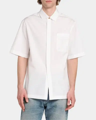 Versace Medusa Cotton Button-Front Shirt | Thumbnail 4 Versace Medusa Cotton Button-Front Shirt | Thumbnail 4