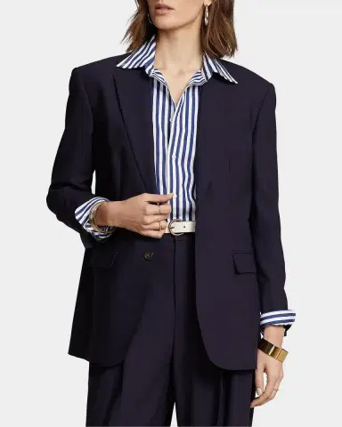 Polo Ralph Lauren Single-Breasted Stretch Wool Blazer | Thumbnail 3 Polo Ralph Lauren Single-Breasted Stretch Wool Blazer | Thumbnail 3