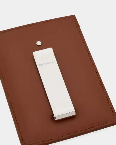 Ferragamo Florence Leather Card Case & Money Clip | Thumbnail 3 Ferragamo Florence Leather Card Case & Money Clip | Thumbnail 3