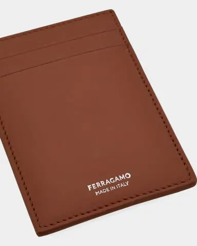 Ferragamo Florence Leather Card Case & Money Clip | Thumbnail 5 Ferragamo Florence Leather Card Case & Money Clip | Thumbnail 5