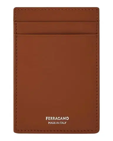 Ferragamo Florence Leather Card Case & Money Clip | Thumbnail 1 Ferragamo Florence Leather Card Case & Money Clip | Thumbnail 1