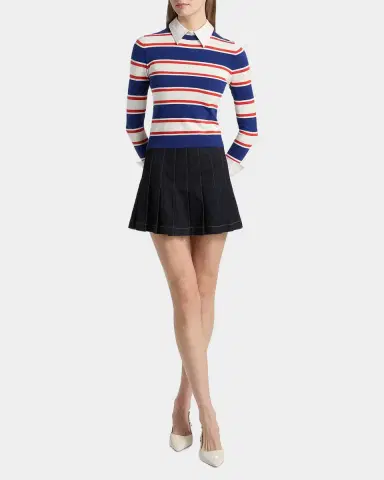ALICE + OLIVIA Carter Denim Miniskirt | Thumbnail 2 ALICE + OLIVIA Carter Denim Miniskirt | Thumbnail 2