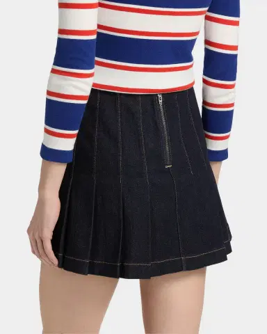 ALICE + OLIVIA Carter Denim Miniskirt | Thumbnail 3 ALICE + OLIVIA Carter Denim Miniskirt | Thumbnail 3