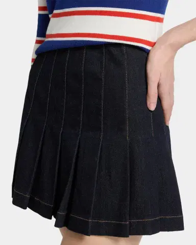ALICE + OLIVIA Carter Denim Miniskirt | Thumbnail 5 ALICE + OLIVIA Carter Denim Miniskirt | Thumbnail 5
