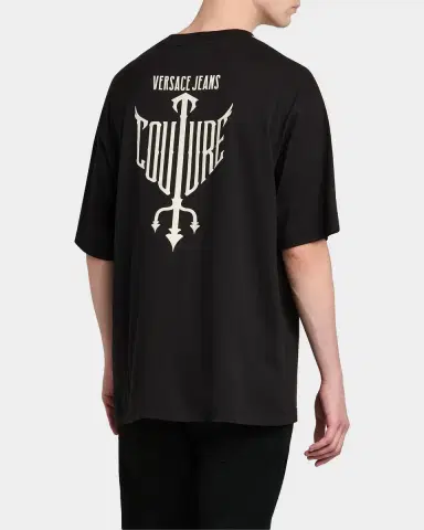 Versace Jeans Couture Logo Relaxed-Fit T-Shirt | Thumbnail 2 Versace Jeans Couture Logo Relaxed-Fit T-Shirt | Thumbnail 2