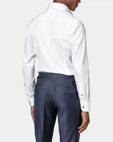 Eton Cotton-Twill Contemporary-Fit Dress Shirt | Thumbnail 2 Eton Cotton-Twill Contemporary-Fit Dress Shirt | Thumbnail 2