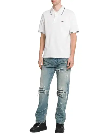 AMIRI Logo Cotton Polo Shirt | Thumbnail 1 AMIRI Logo Cotton Polo Shirt | Thumbnail 1