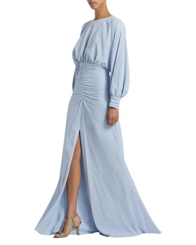 Gathered A-Line Gown Gathered A-Line Gown