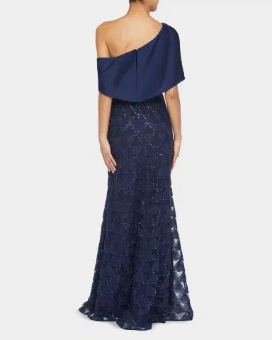 THEIA Anabella Textured Tulle Gown | Thumbnail 3 THEIA Anabella Textured Tulle Gown | Thumbnail 3