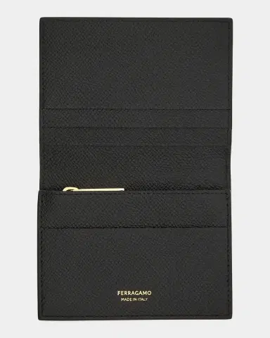 Ferragamo Micro Gancio Bi-Fold Wallet | Thumbnail 2 Ferragamo Micro Gancio Bi-Fold Wallet | Thumbnail 2