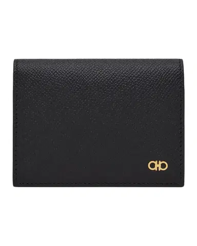 Ferragamo Micro Gancio Bi-Fold Wallet | Thumbnail 1 Ferragamo Micro Gancio Bi-Fold Wallet | Thumbnail 1