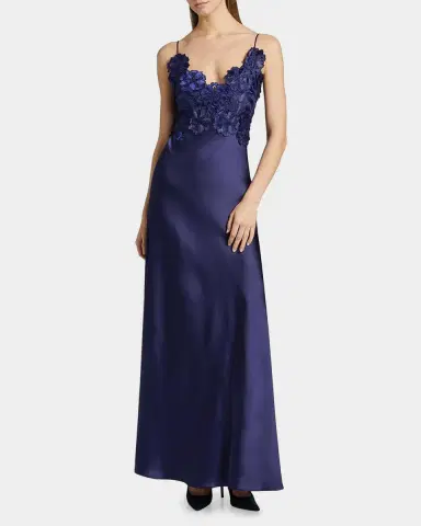 As It May Luella Floral Lace Appliqué Gown | Thumbnail 4 As It May Luella Floral Lace Appliqué Gown | Thumbnail 4
