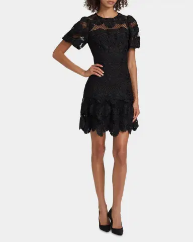 Milly Yasmin Lace Minidress | Thumbnail 2 Milly Yasmin Lace Minidress | Thumbnail 2