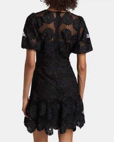 Milly Yasmin Lace Minidress | Thumbnail 3 Milly Yasmin Lace Minidress | Thumbnail 3