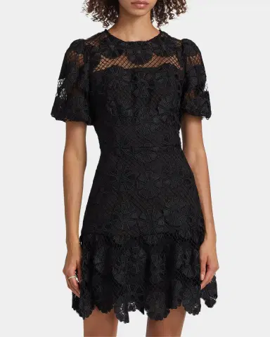 Milly Yasmin Lace Minidress | Thumbnail 4 Milly Yasmin Lace Minidress | Thumbnail 4