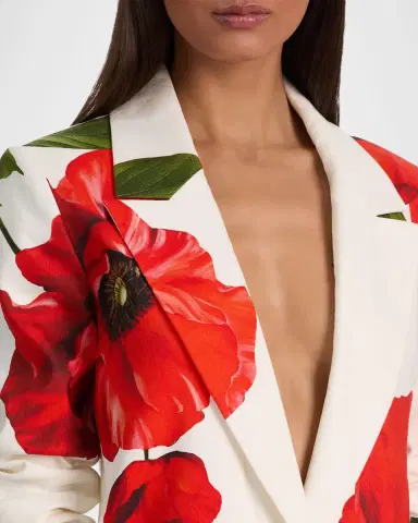 ALICE + OLIVIA Elna Slim Longline Blazer | Thumbnail 5 ALICE + OLIVIA Elna Slim Longline Blazer | Thumbnail 5