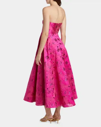 As It May Keyla Jacquard Strapless Midi-Dress | Thumbnail 3 As It May Keyla Jacquard Strapless Midi-Dress | Thumbnail 3