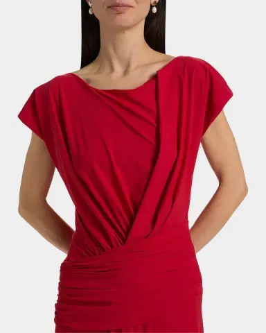 Chiara Boni La Petite Robe Nusia Draped Gown | Thumbnail 5 Chiara Boni La Petite Robe Nusia Draped Gown | Thumbnail 5