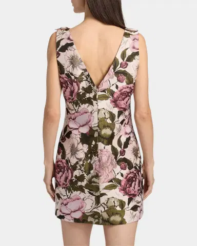 Milly Lane Floral Jacquard Minidress | Thumbnail 2 Milly Lane Floral Jacquard Minidress | Thumbnail 2