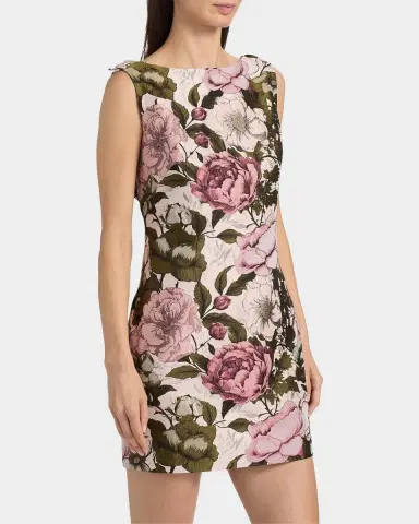 Milly Lane Floral Jacquard Minidress | Thumbnail 6 Milly Lane Floral Jacquard Minidress | Thumbnail 6
