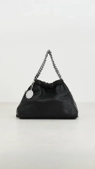 Stella McCartney Falabella Mini Drawstring Bag Black One Size | Thumbnail 2 Stella McCartney Falabella Mini Drawstring Bag Black One Size | Thumbnail 2