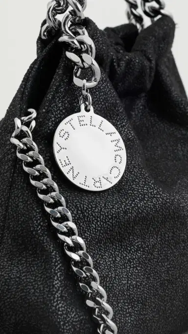Stella McCartney Falabella Mini Drawstring Bag Black One Size | Thumbnail 5 Stella McCartney Falabella Mini Drawstring Bag Black One Size | Thumbnail 5