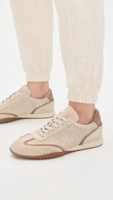 Varley Asmei Suede Sneakers White Pepper | Thumbnail 3 Varley Asmei Suede Sneakers White Pepper | Thumbnail 3