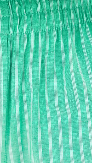 LE BOP Cecilia Shorts Aqua/White Poplin tripe | Thumbnail 6 LE BOP Cecilia Shorts Aqua/White Poplin tripe | Thumbnail 6