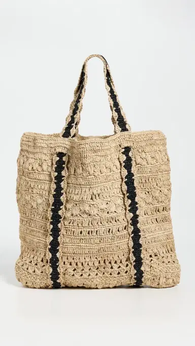 BTB Los Angeles Chapeu Tote Natural/Black One Size | Thumbnail 2 BTB Los Angeles Chapeu Tote Natural/Black One Size | Thumbnail 2