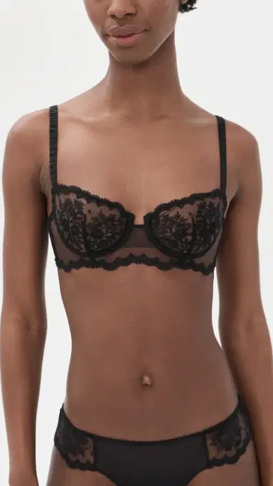 Simone Pérèle Intrigue Demi Bra Black | Thumbnail 2 Simone Pérèle Intrigue Demi Bra Black | Thumbnail 2