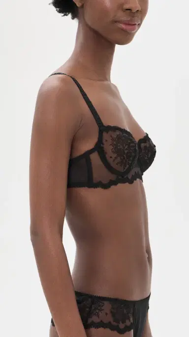 Simone Pérèle Intrigue Demi Bra Black | Thumbnail 4 Simone Pérèle Intrigue Demi Bra Black | Thumbnail 4