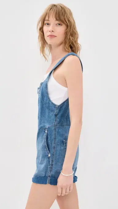 Free People Jude Shortalls id Indigo | Thumbnail 4 Free People Jude Shortalls id Indigo | Thumbnail 4