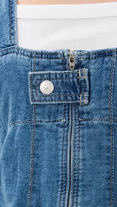 Free People Jude Shortalls id Indigo | Thumbnail 6 Free People Jude Shortalls id Indigo | Thumbnail 6