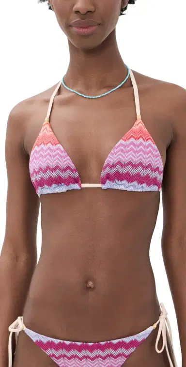 PQ Swim Triangle Bikini Top Sunkissed | Thumbnail 1 PQ Swim Triangle Bikini Top Sunkissed | Thumbnail 1