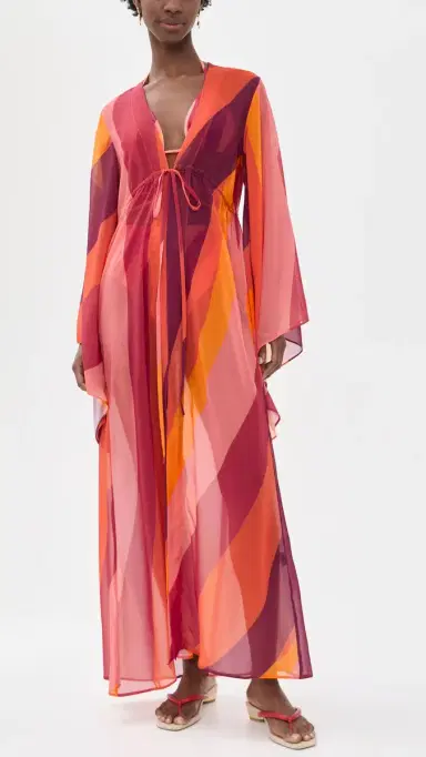 DIARRABLU Sirene Coverup Kimono Sano Rose | Thumbnail 2 DIARRABLU Sirene Coverup Kimono Sano Rose | Thumbnail 2