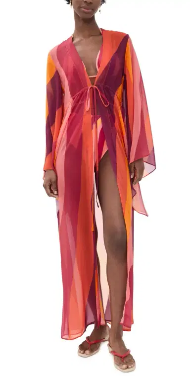 DIARRABLU Sirene Coverup Kimono Sano Rose | Thumbnail 1 DIARRABLU Sirene Coverup Kimono Sano Rose | Thumbnail 1