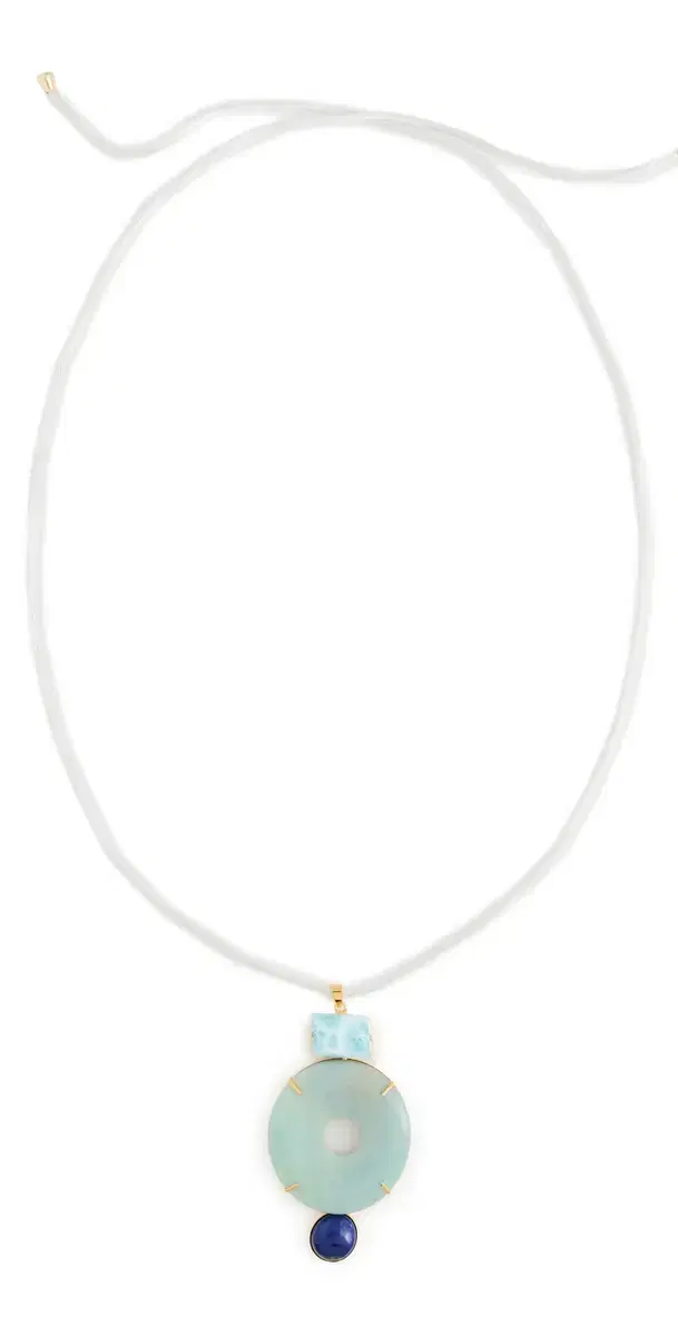 Devon Necklace Aquamarine One Size Devon Necklace Aquamarine One Size