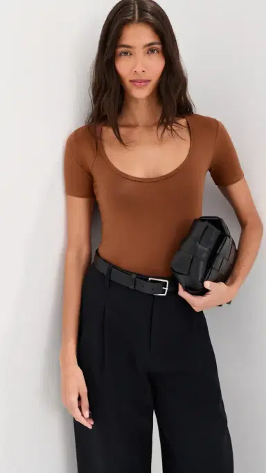 LE BOP Fonda Thong Bodysuit Toffee | Thumbnail 2 LE BOP Fonda Thong Bodysuit Toffee | Thumbnail 2