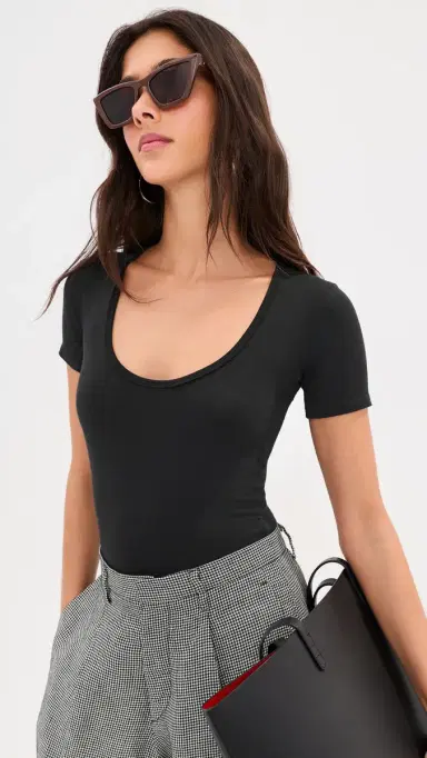 LE BOP Fonda Thong Bodysuit Black M | Thumbnail 2 LE BOP Fonda Thong Bodysuit Black M | Thumbnail 2