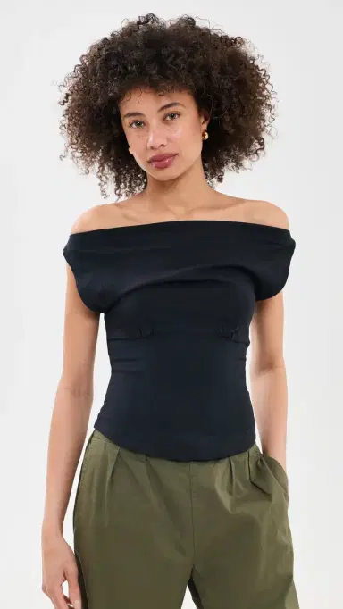Free People Harper Top Black | Thumbnail 2 Free People Harper Top Black | Thumbnail 2