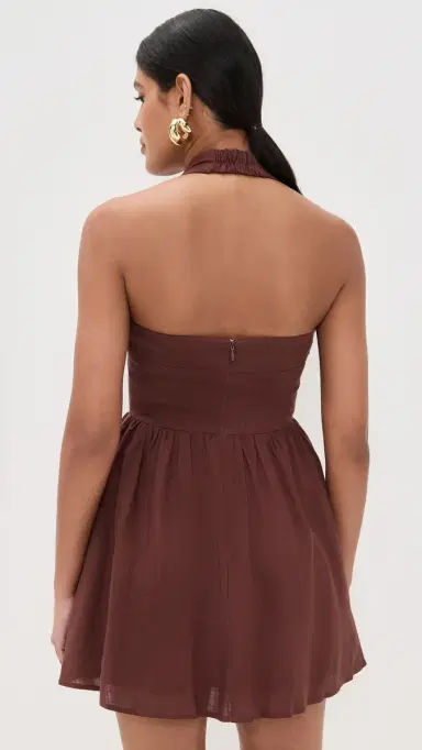 SEVEN WONDERS Solara Mini Dress Chocolate | Thumbnail 3 SEVEN WONDERS Solara Mini Dress Chocolate | Thumbnail 3