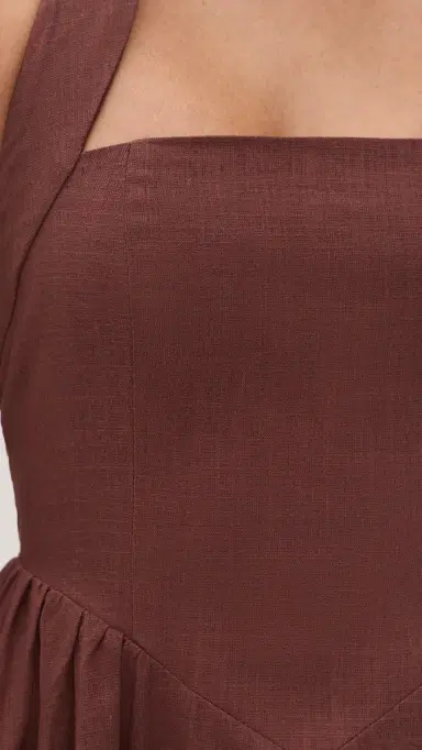 SEVEN WONDERS Solara Mini Dress Chocolate | Thumbnail 6 SEVEN WONDERS Solara Mini Dress Chocolate | Thumbnail 6