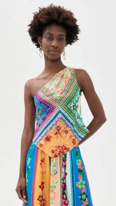 Saloni Madeline Top Bellis Harlequin Plmt | Thumbnail 2 Saloni Madeline Top Bellis Harlequin Plmt | Thumbnail 2