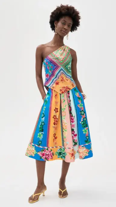 Saloni Madeline Top Bellis Harlequin Plmt | Thumbnail 5 Saloni Madeline Top Bellis Harlequin Plmt | Thumbnail 5