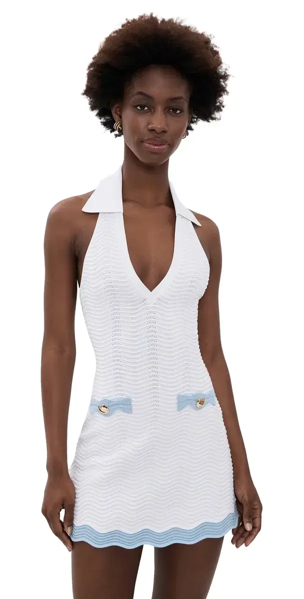 Dorianne Dress Metallic White/Glace Dorianne Dress Metallic White/Glace