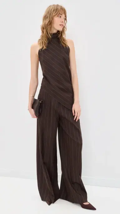 Helmut Lang Wide Double Pleated Trousers | Thumbnail 5 Helmut Lang Wide Double Pleated Trousers | Thumbnail 5