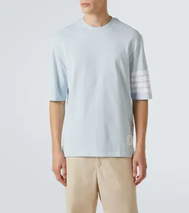 Thom Browne 4-Bar cotton jersey T-shirt | Thumbnail 5 Thom Browne 4-Bar cotton jersey T-shirt | Thumbnail 5