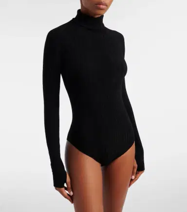 Perfect Moment Turtleneck wool-blend jersey bodysuit | Thumbnail 4 Perfect Moment Turtleneck wool-blend jersey bodysuit | Thumbnail 4