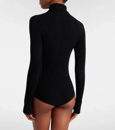Perfect Moment Turtleneck wool-blend jersey bodysuit | Thumbnail 5 Perfect Moment Turtleneck wool-blend jersey bodysuit | Thumbnail 5