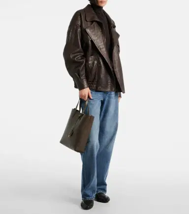 Saint Laurent Toy Shopping N/S leather tote bag | Thumbnail 6 Saint Laurent Toy Shopping N/S leather tote bag | Thumbnail 6